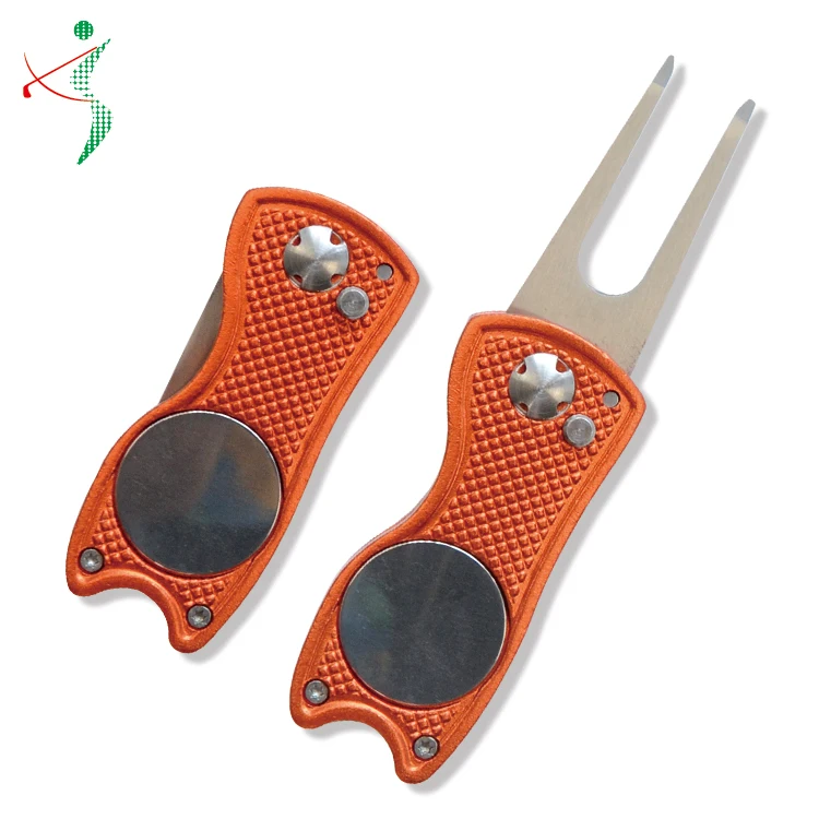 New Design Retractable Golf Divot Tool Compact and Portable Divot Repair Tool