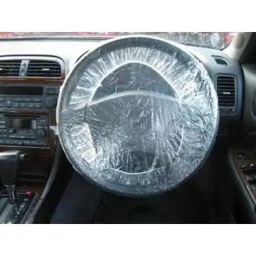 universal use transparent plastic full-cover steering wheel cover