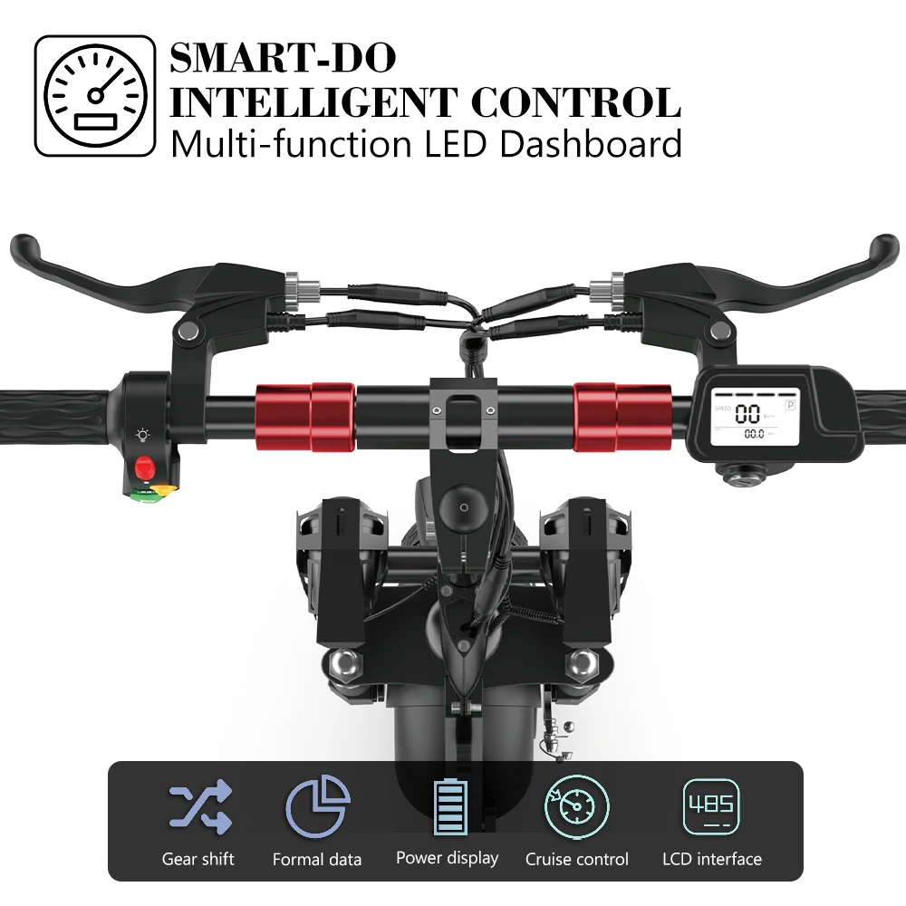 Китайский производитель скутеров iENYRID ES10, 2000 Вт, 49 км, складной двухмоторный Электрический скутер для взрослых