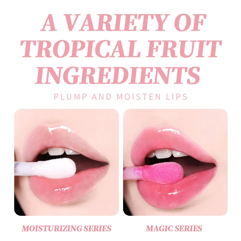 Lip Gloss Plumper Glossy Lifter Gloss Hydrating Volumizes High-Shine Lip Plumping Lip Makeup