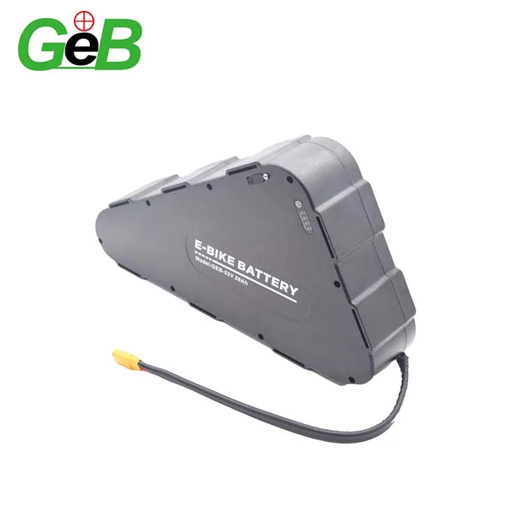 GEB Factory Customized 18650 Li-ion Battery 36V 48v 52v 72v 20Ah 21Ah 24Ah 28Ah 30Ah Delta Battery Pack for Electric Bike