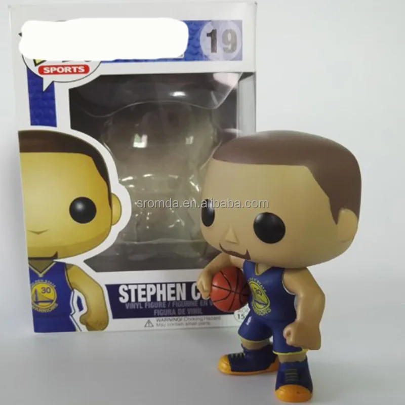 Sromda FunKos POP NBA Stars Sports POP Vinyl figure  Lebron James Stephen Curry John Wall PVC Action figures