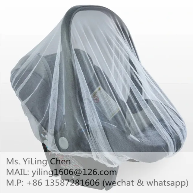  Hot sale Good Quality Easy Care Baby Stroller Mosquito Nets / round baby mosquito net cover for