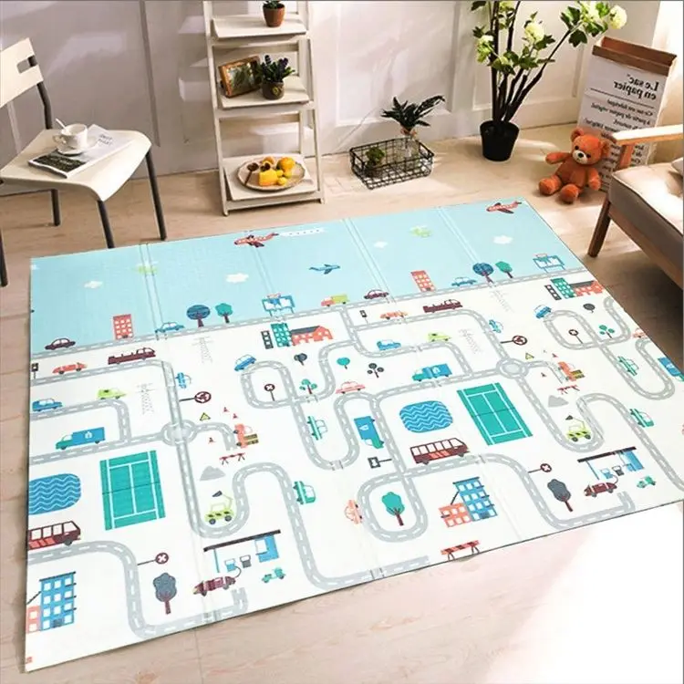 Kids Hot  Korean Play Mat Baby Indoor Play Mat 15Mm Xpe Foam Kids Play