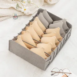 Underwear socks compartment storage box collapsible organizer underwear storage box For Socks Bra Storage Box