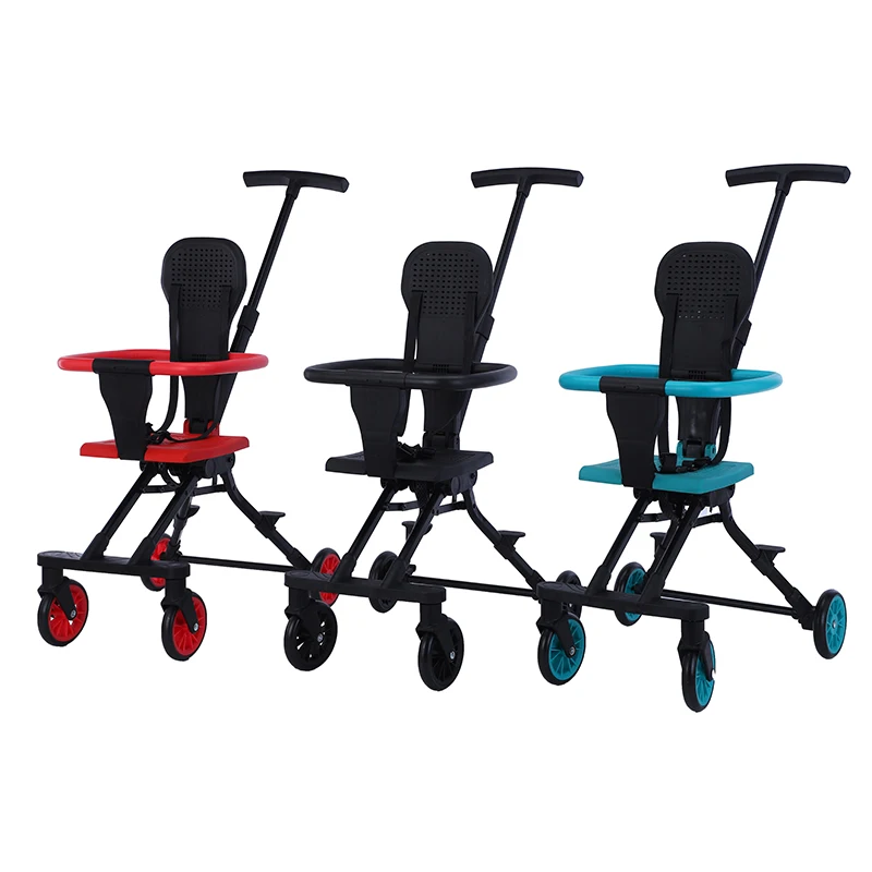 High Quality Baby Convertible Rider Easy Foldable Portable Kids Stroller Adjustable Multi-function Baby Stroller