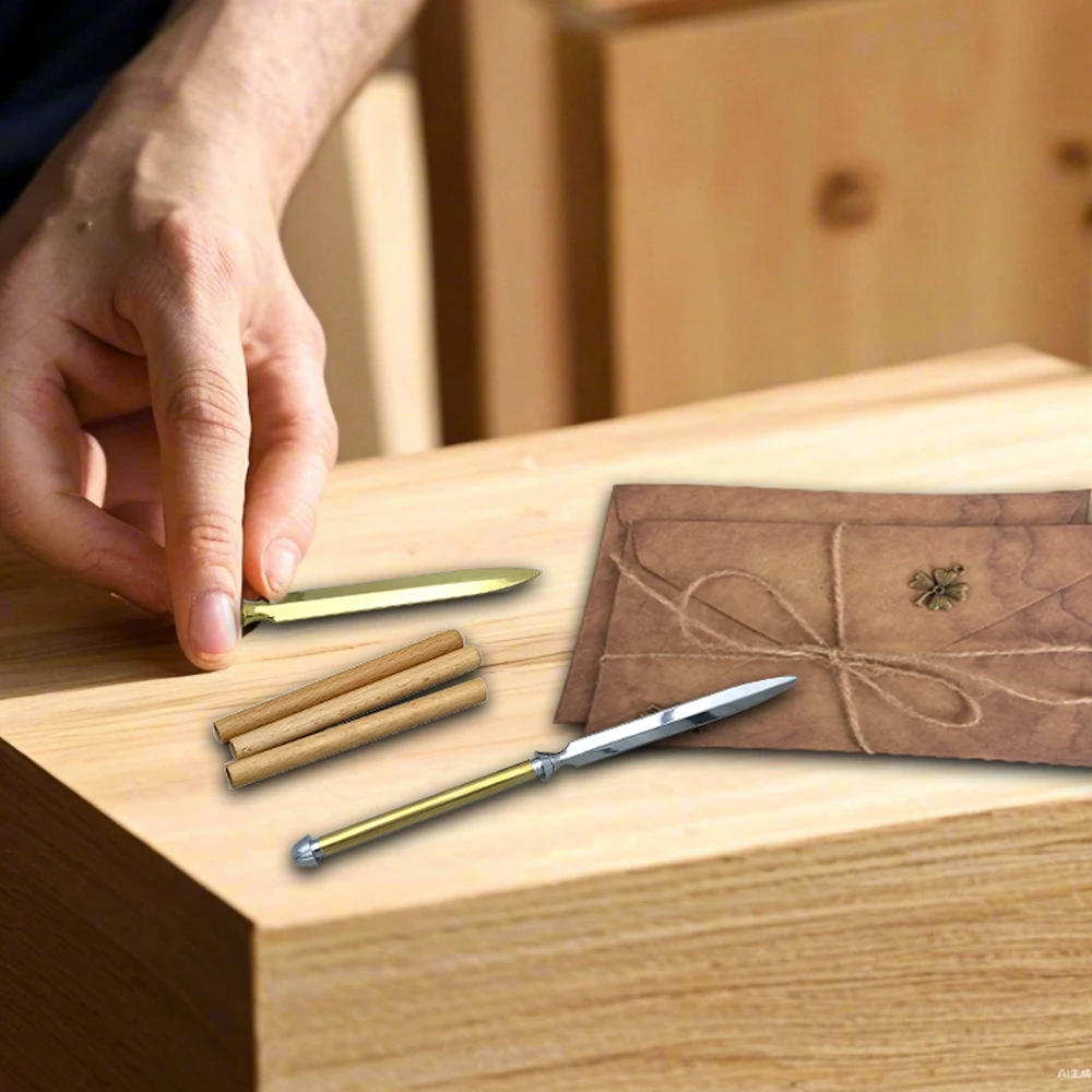 DIY metal letter opener heavy letter opener office  paper  opener kit