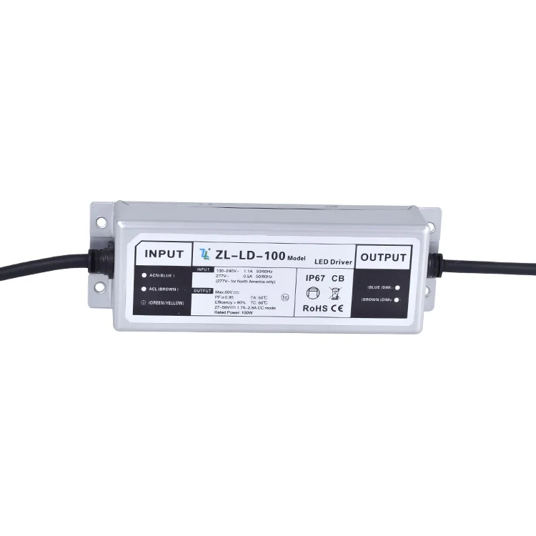 ZENLEA Hot Selling Waterproof IP67 35watt 50watt 60watt 100watt 150watt 200watt 250watt LED Driver