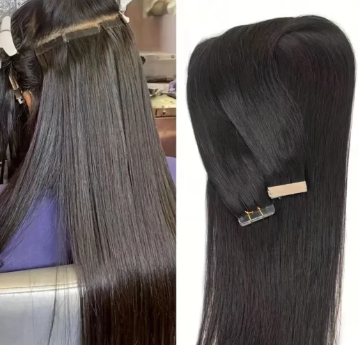 Hot Sale 12A Remy Indian Double Drawn Blond Tape Ins Raw Virgin 100% Natural Tape In Human Hair Extension