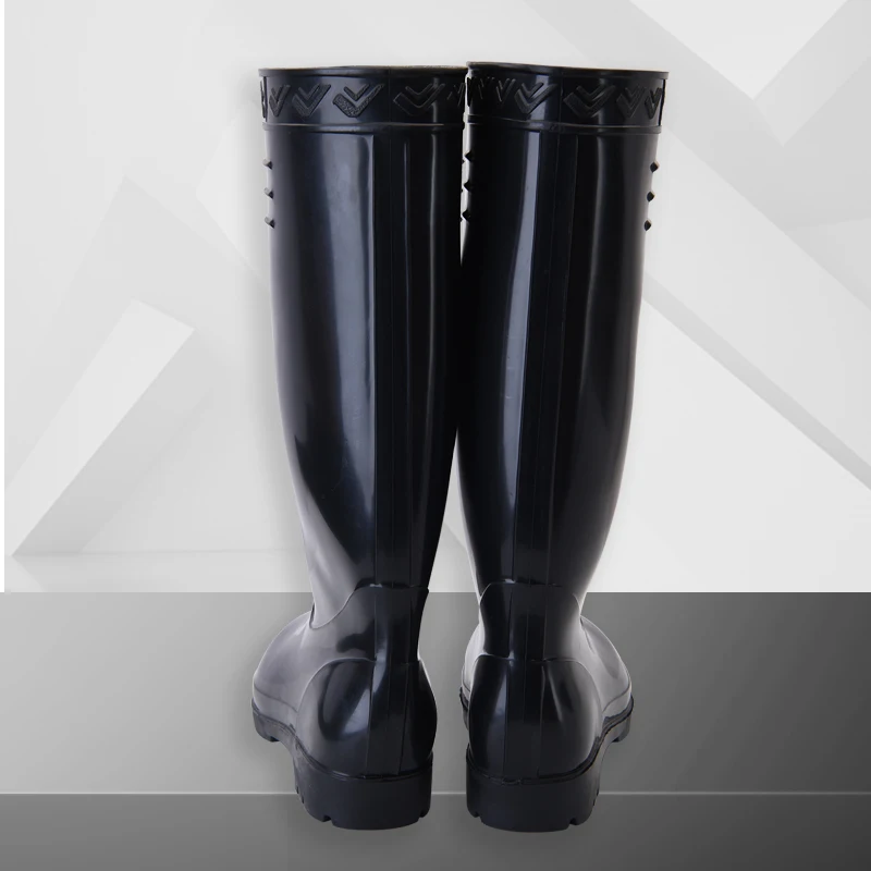 wholesale waterproof wellington wellies rubber boot for man work safety PVC non-slip rain boots