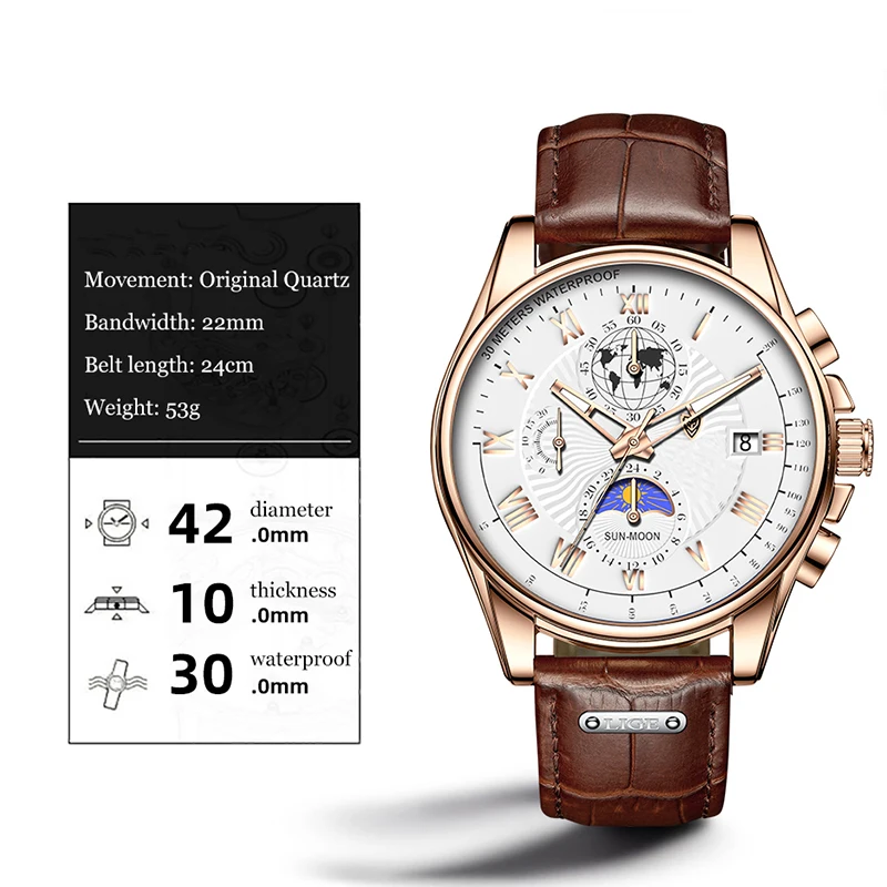 Fashion Automatic Date Men Quartz Watches Top Brand Luxury Male Clock Chronograph Sport Mens Wrist Watch
