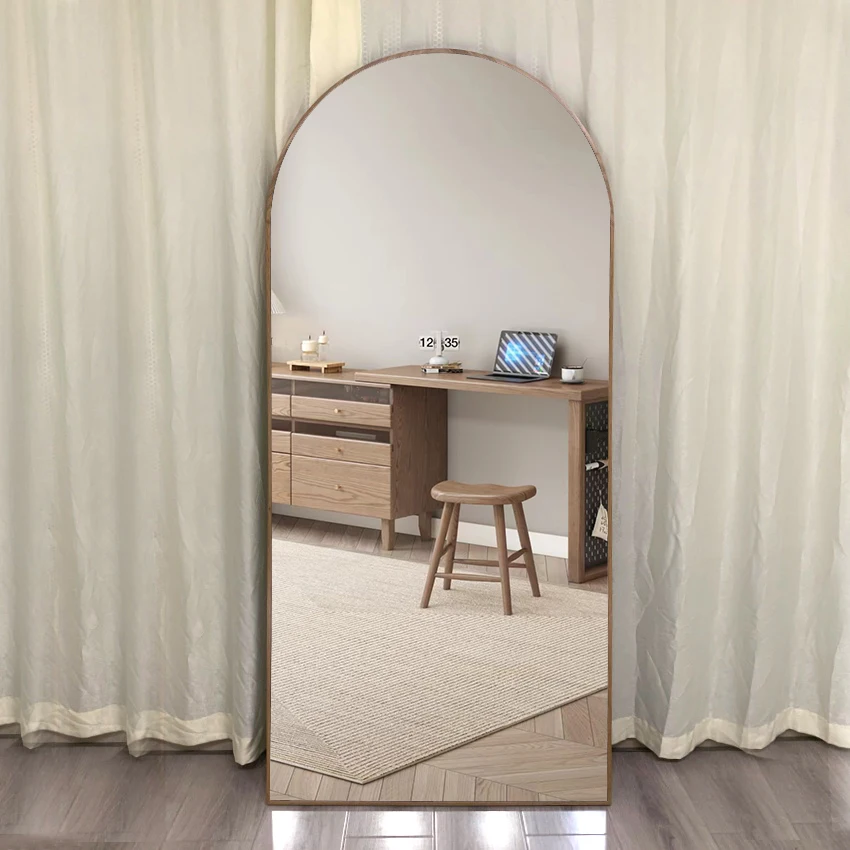 Factory Morden Oversized Mounted Aesthetic Bathroom Living Room Vintage Makeup Salon Luxury Home Decor Wall Mirror