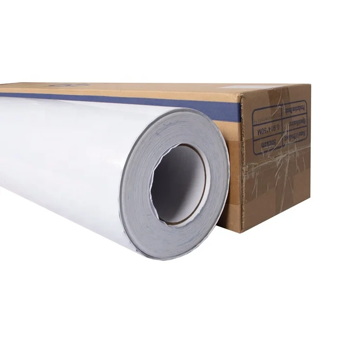 
 Высококачественная эко-растворимая Автомобильная виниловая пленка, глянцевая черная  