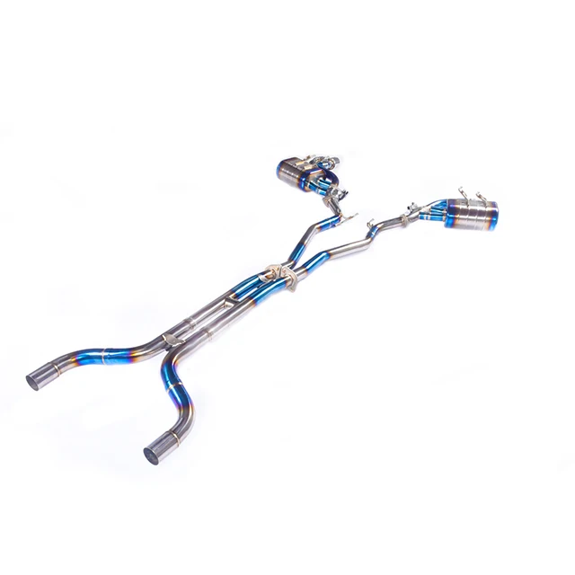 Stainless Steel Car Exhaust System Downpipes Catback With Cat Pipe For Ferrari 360 Modena 1999-2005