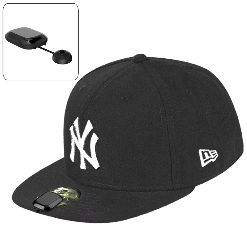 Rechargeable Anion Wearable Personal Hat Air Purifier is easy to wear on your hat without getting in the way