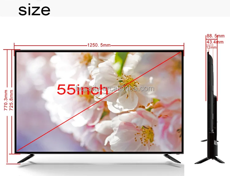 Телевизор 58 дюймов Android 50 цифровой Led Tv 65 4K Uhd