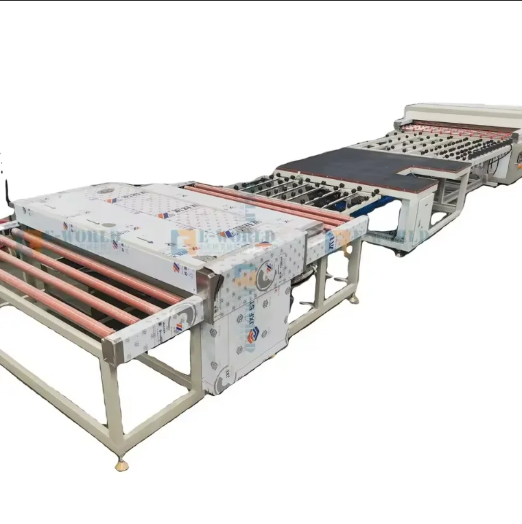 Fully automatic horizontal insulating glass production line for multi-layer glass