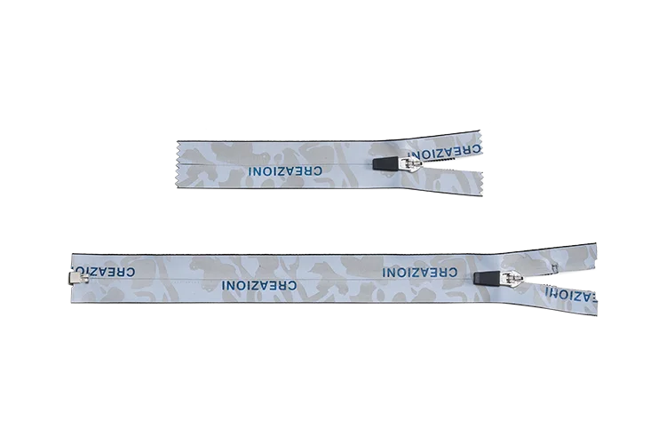 YAB March Expo Customized Size 5# Jeans Reversible Reflective Nylon Coil Zipper Rolls