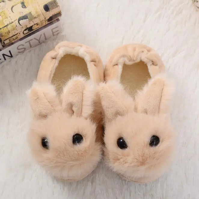 
Wholesale cute Winter Plush Animal Slippers For Kids 