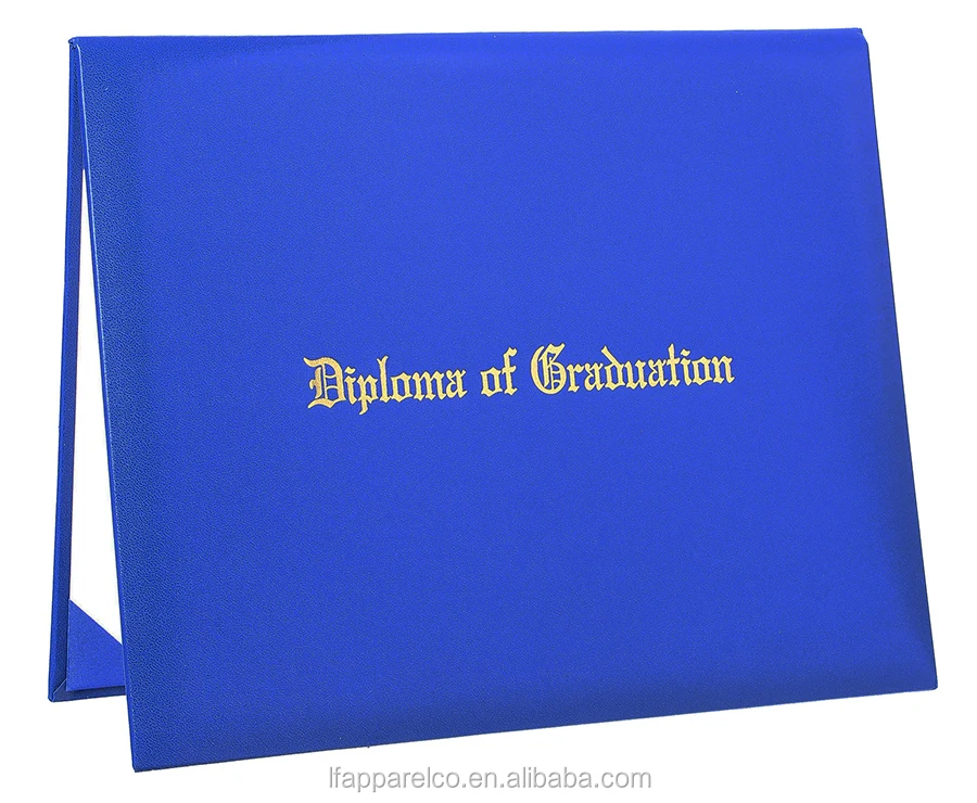 
Diploma Cover With Foil Customized Emboss/gold,silver foil Certificate Cover 