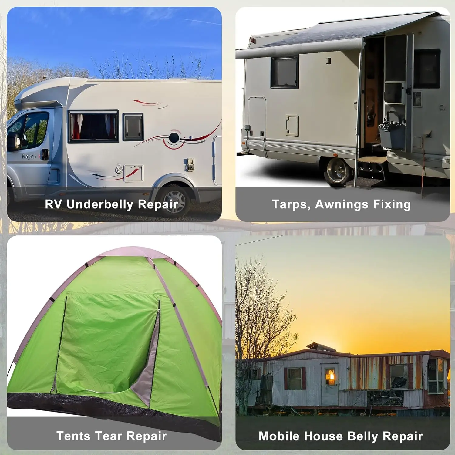 Лидер продаж rv нижний пояс для прицепа листовое металлическое окно мигающая лента по низкой цене