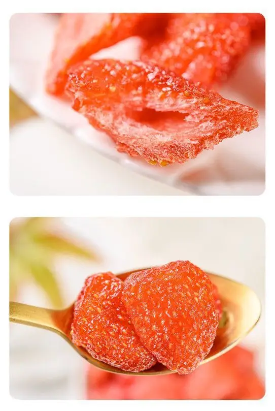 Leisure Snacks Wholesale Manufacturers Preserved Fruit Dried Strawberries