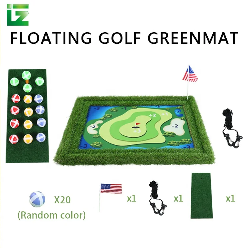Custom Size Multi Styles Golf Putting Mat Padel Court Field Events Floating Putting Golf Greens