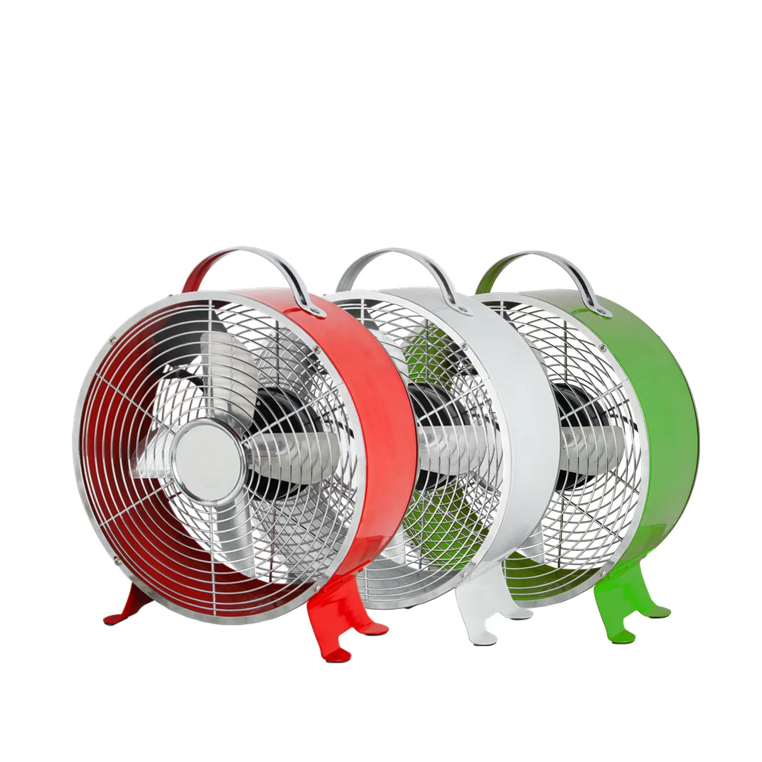 4 inch usb fan with 4 aluminum blades and adapter HJ-4UC abanico solarer small fan designer table clocks