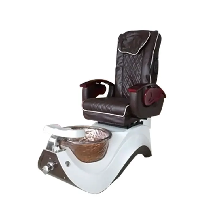 OEM Beauty Nail Salon Furniture Foot Spa Massage Chairs pedicure chair with pedicure bowl for beauty shop