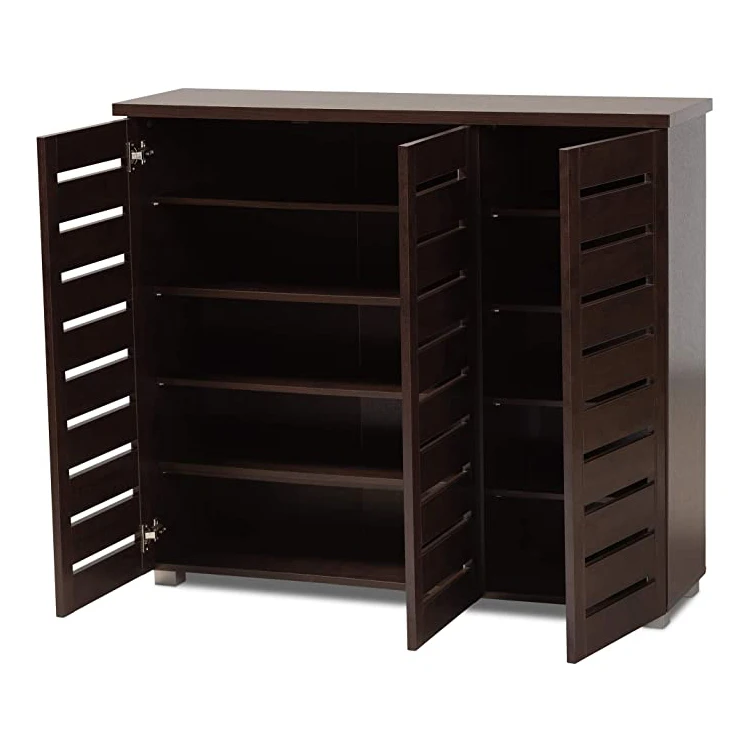 Concise Style Storage Shoe Cabinet Furniture Designs Wood Modern Design Wooden Shoe Ark Customized Color And Size