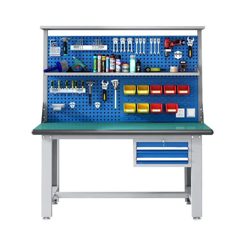 Multiple Scenes Workshop Anti-Rust Large Capacity Storage Steel Professional Workbench Table