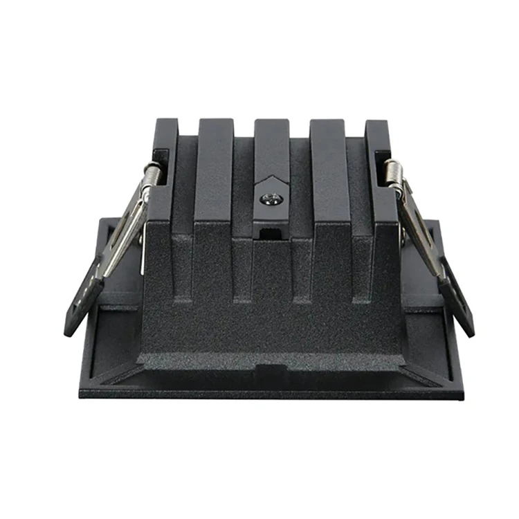 7W Led Downlight Commercial Indoor Lighting Aluminum Embedded Ceiling Down Light Square Recessed Downlights For Project