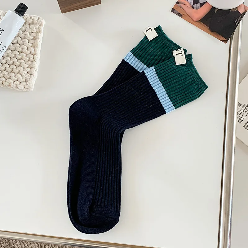 Fashion Skate Patchwork Socks Slouch Personality Street Women Socks