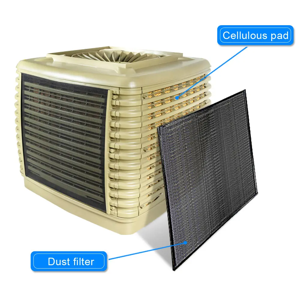 JHCOOL 30000m3/h Hot Sale Window Industrial Evaporative Air Cooler for Factory and Greenhouse
