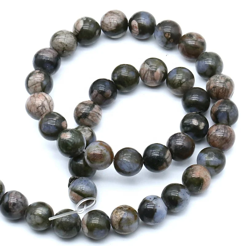 Large Natural Gemstone Beads Black Hematite Faceted Round Beads for Bracelet