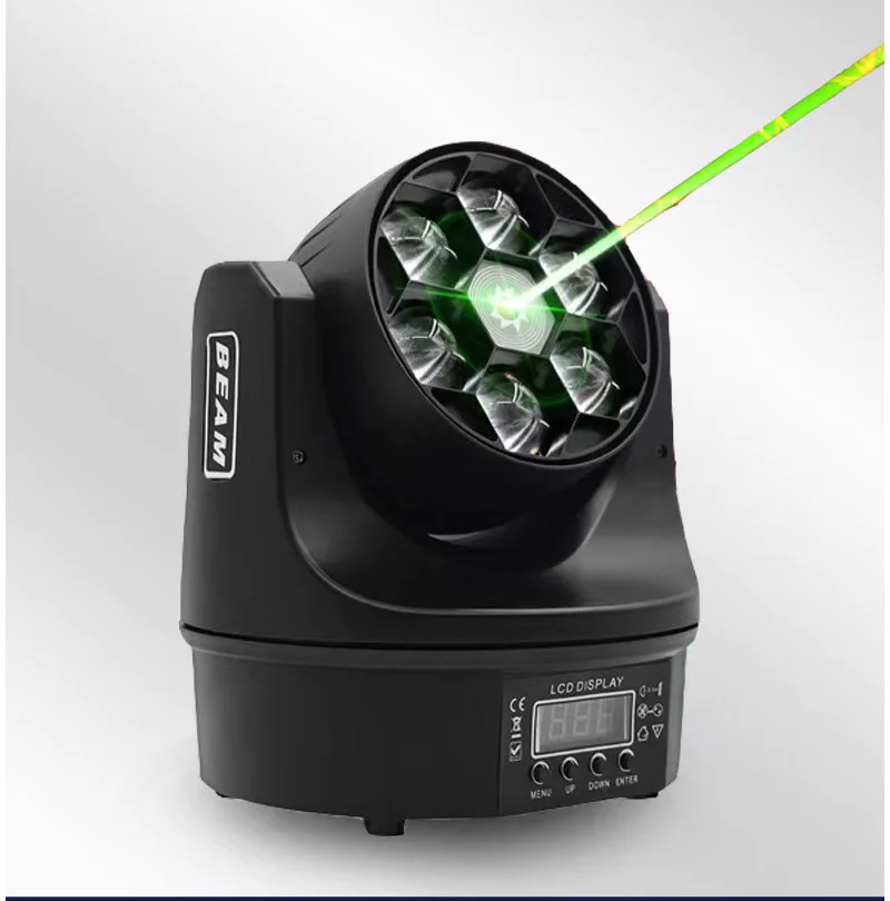 ZY Disco Light 6X15w RGBW 4in1 Led Beam Bee Eye 6Pcs Mini 100W Led Moving Head Light for disco DJ bar