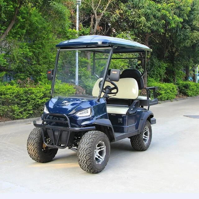 2+2 Seats Electric Golf Cart Powerful 5KW AC Motor With China Curtis Controller 48V Compatible Electric Golf Club Car