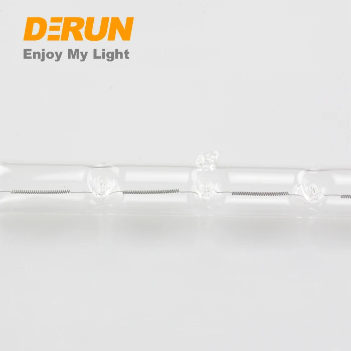 Hot Sales J78 J118 J189 Heater Tube 220V 100W 120W 150W 160W 300W 400W 500W 1000W R7S Quartz Tungsten Halogen Lamps , HAL-R7S