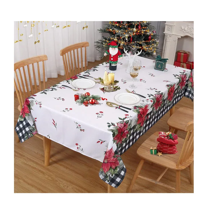 Round Tablecloth Waterproof Fruit Table cover Wrinkle Free Yellow Blue Texture Table Cloth