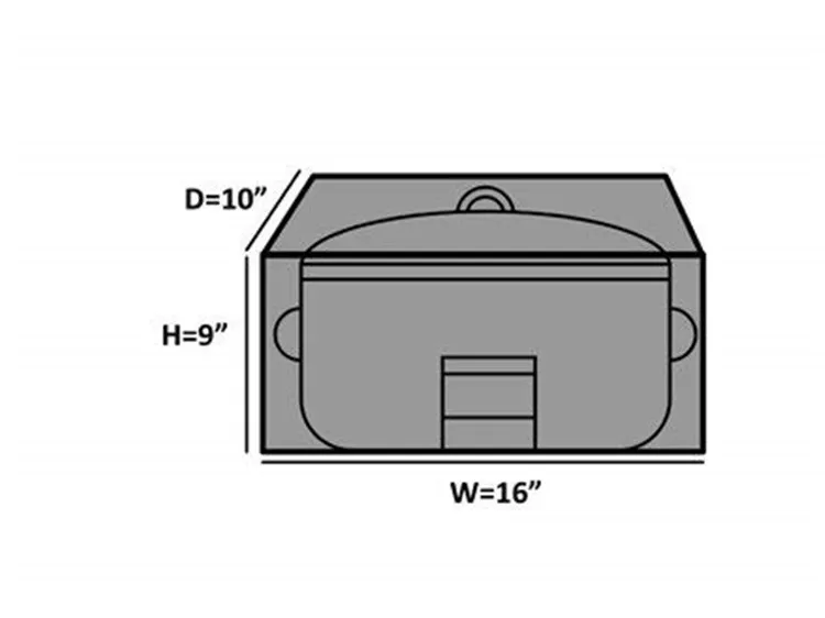 2021 Quality  2-ply Polyester Fabric Slow Cooker Cover Case