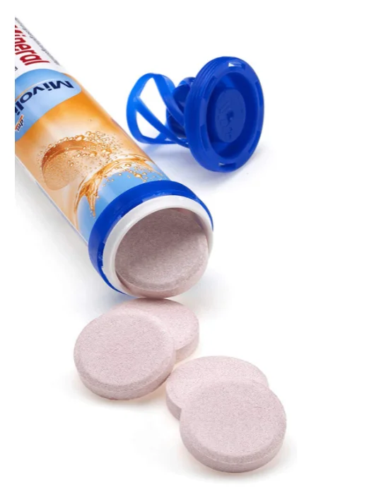 Best China Vitamin C 20 Effervescent Tablets D3 Zinc Orange Taste High Dosage for Boosting Immune System