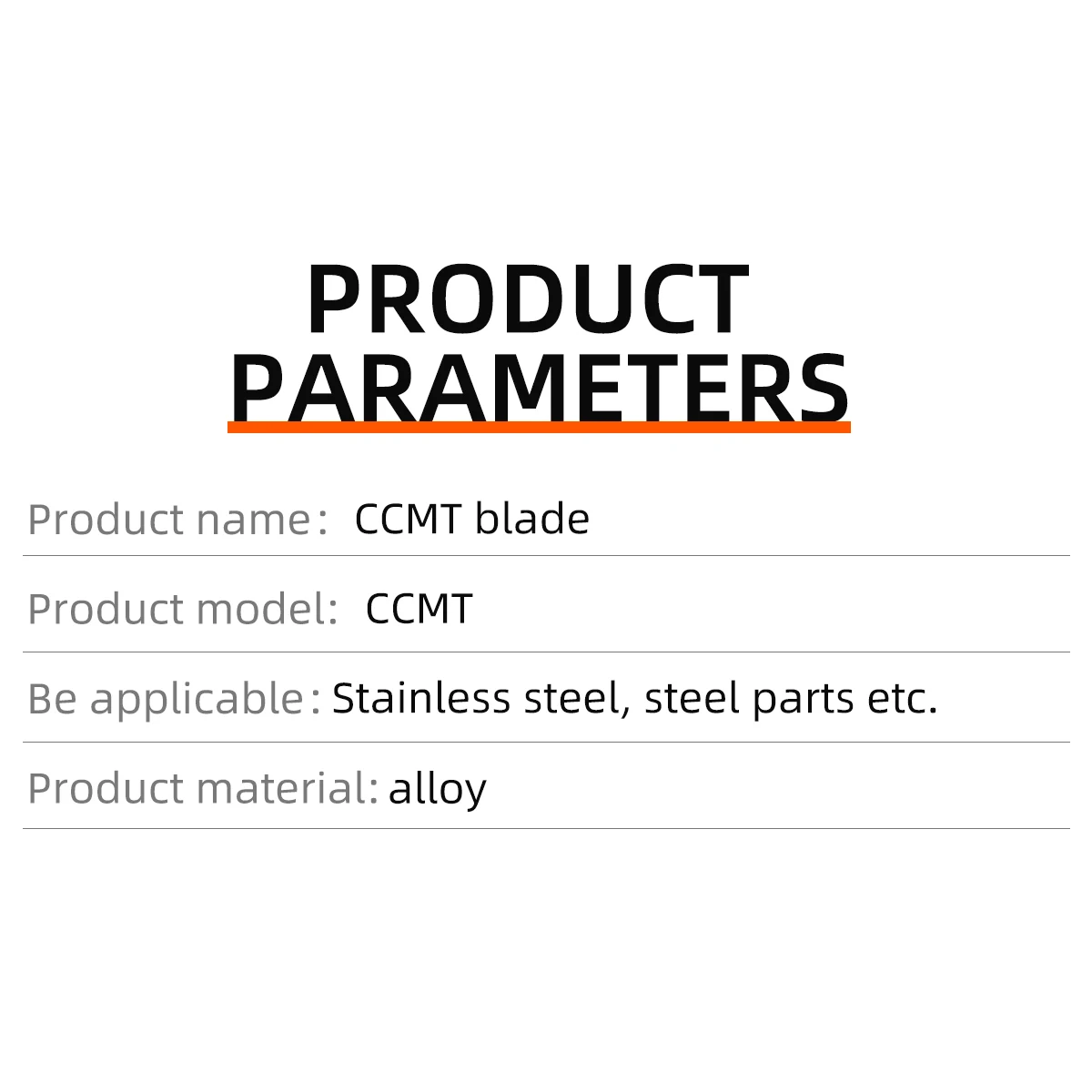 CCMT060204  Cutting Tools Tungsten Carbide Inserts Turning Tool CNC Turning Inserts CCMT060208 Internal Milling Cutter CNC Inse