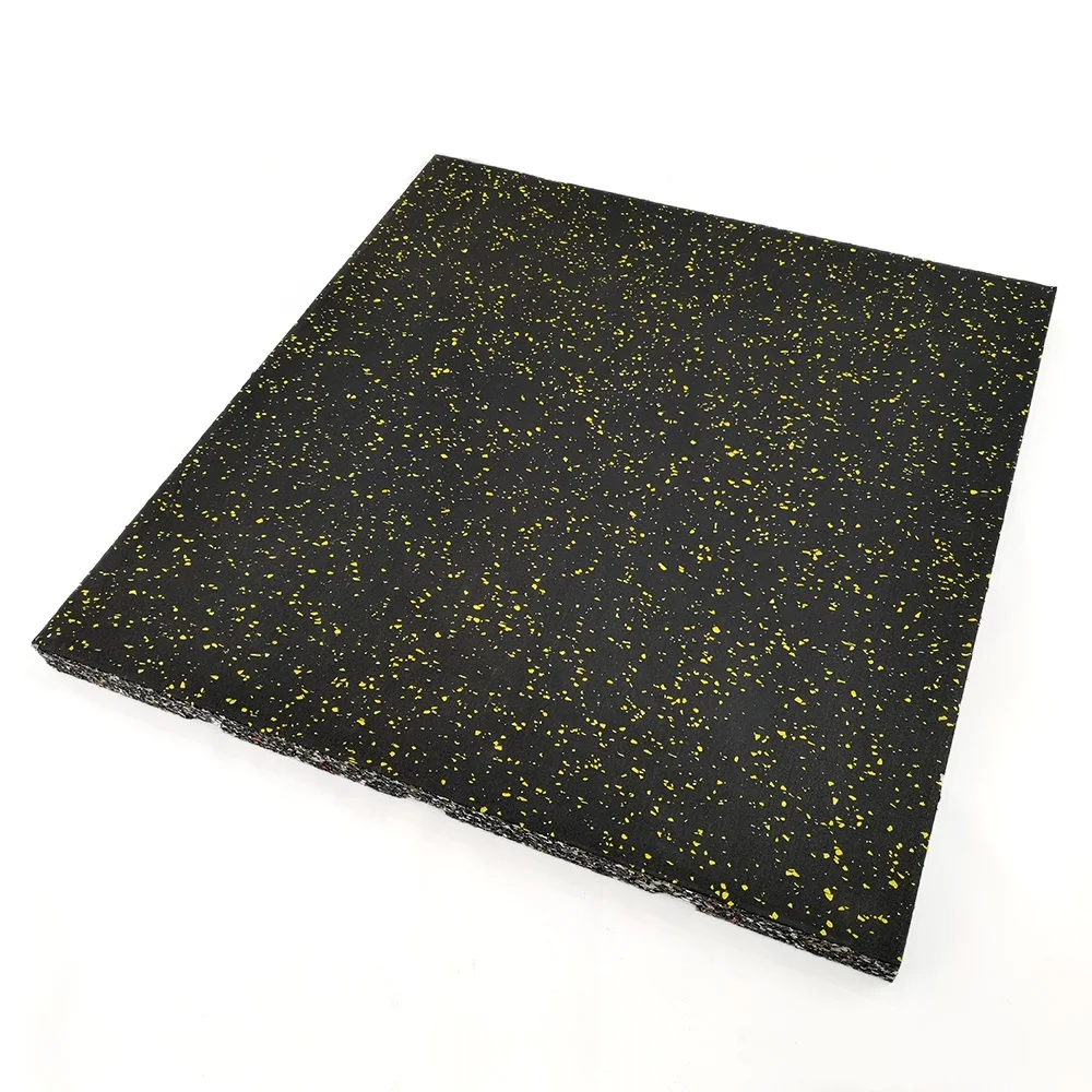 Non-Slip Gym Flooring Mat for Home Gym Ultra Durable 10mm Thick for Plyo MMA Jump Weightlifting Shoe Friendly