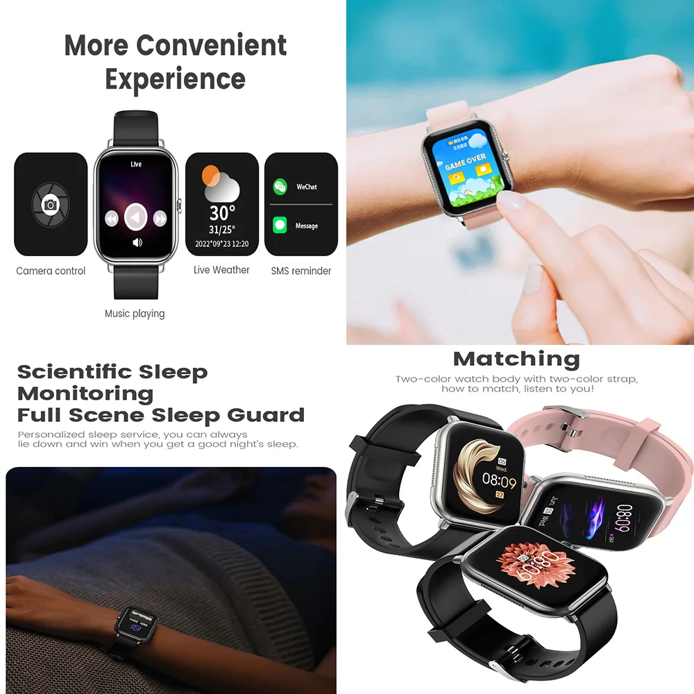 Hot fashion high quality best luxury lady man smart watch couple watch set gift for man and women couple lovers