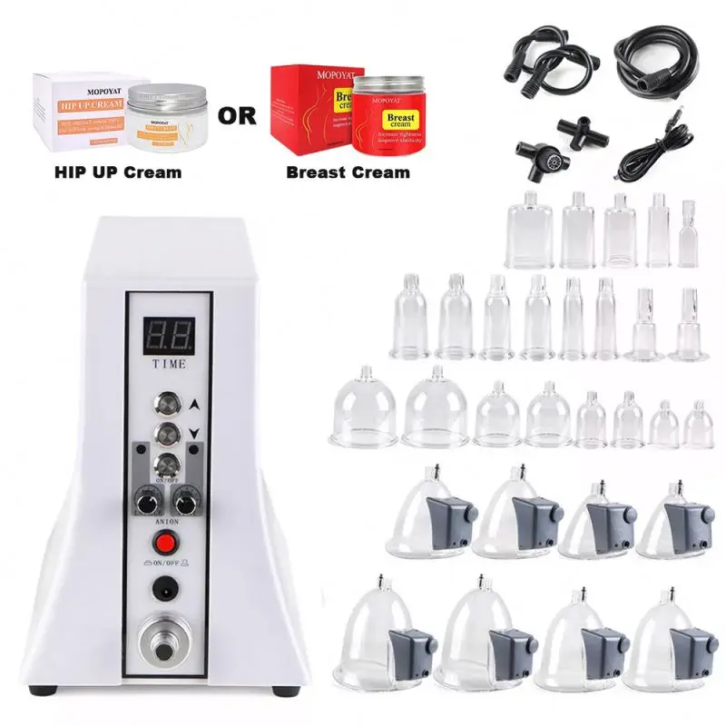 
Portable cups Breast Enlargement Vacuum suction pump for nipple stretching breast lift butt enlargement machine 
