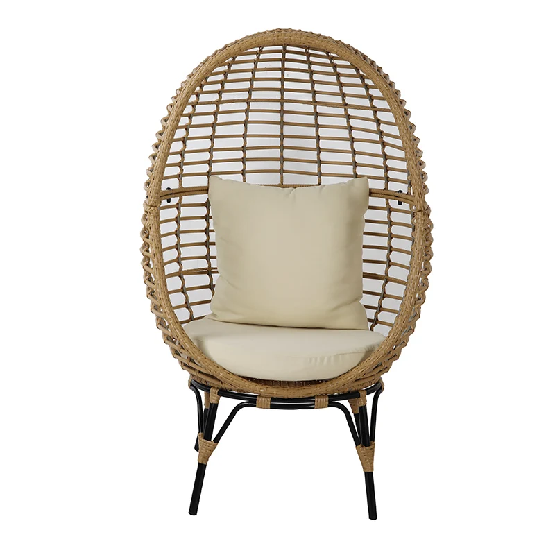 Widely Used chaises de salon de jardin rattan wicker egg garden chair for relax