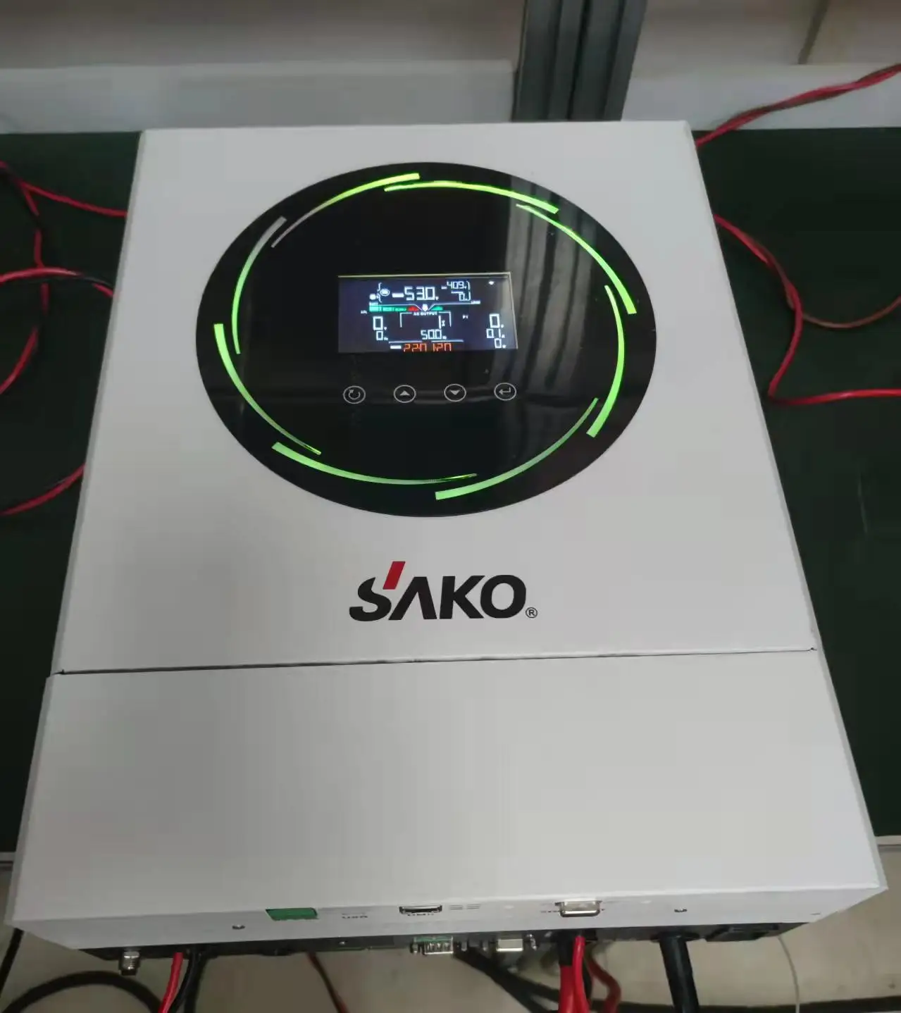 Sako Factory price sunpolo 6kw mppt solar charge controller pure sine wave solar energy system hybrid solar inverter