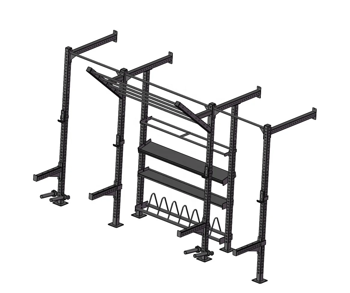 IRONHAWK Custom gym fitness multi function station pull up cross fit racks standing rig Training Rack