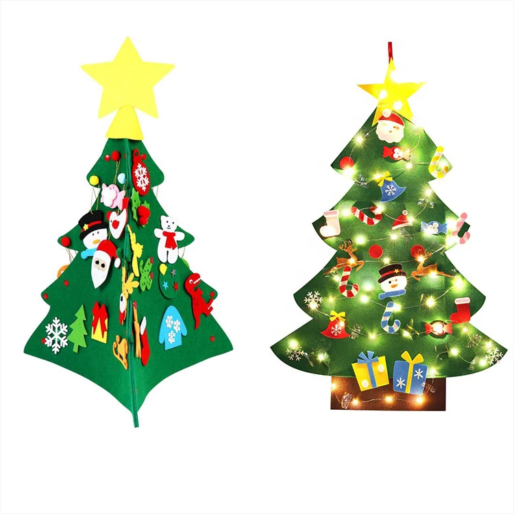 Custom Made Outdoor Foldable Christmas Tree Stand Stars Painting Luxury Christmas Tree Personalized Decoration with Led Light