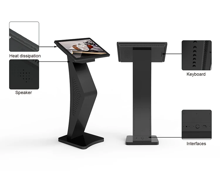 22 inch touch screen kiosk Windows capacitive touch screen kiosk